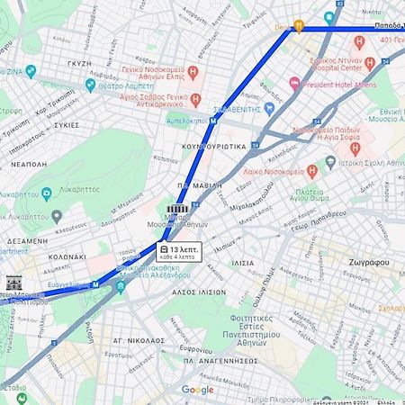Apartmán A.B.L One Metro Katehaki Atény Exteriér fotografie